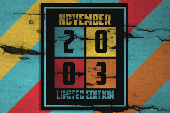 Retro November 2003 Limited Edition