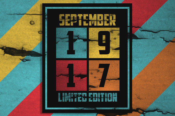 Retro September 1917 Limited Edition